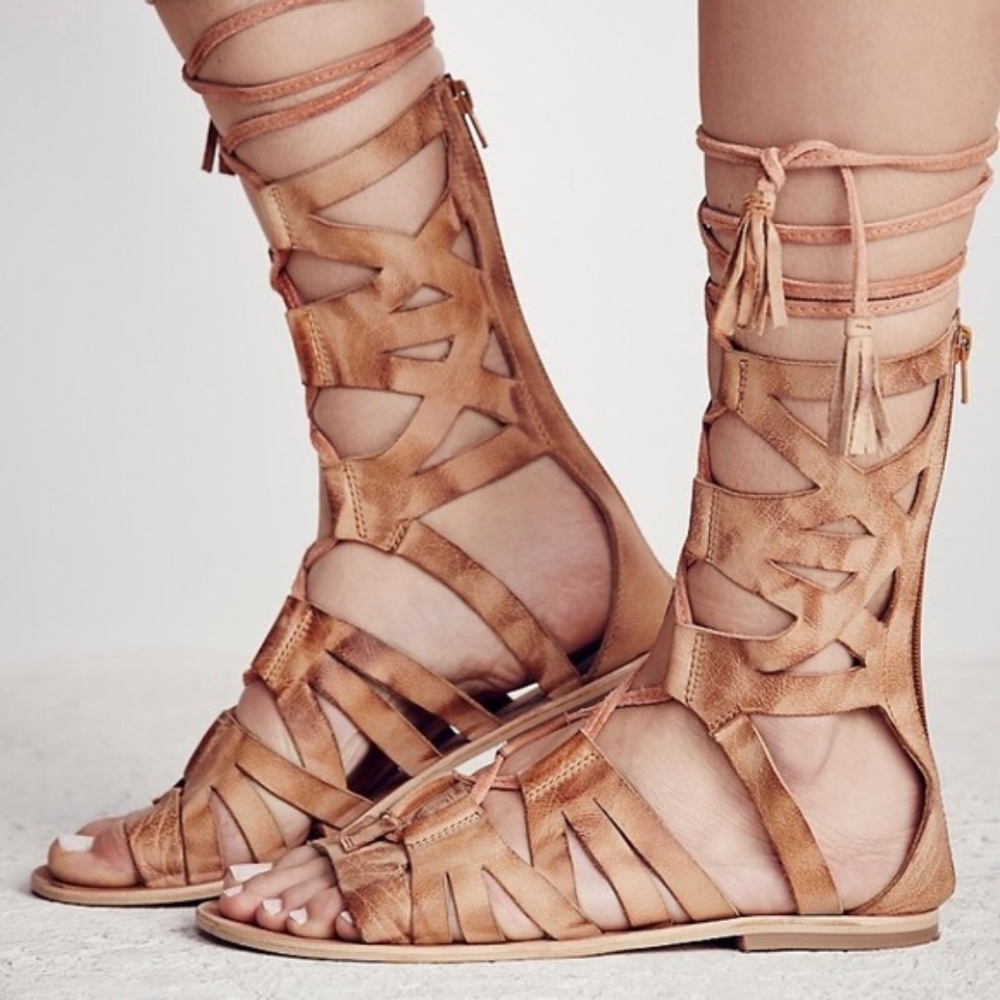 FREE PEOPLE Gladiator Sandal Sz 8 NEW! Never worn